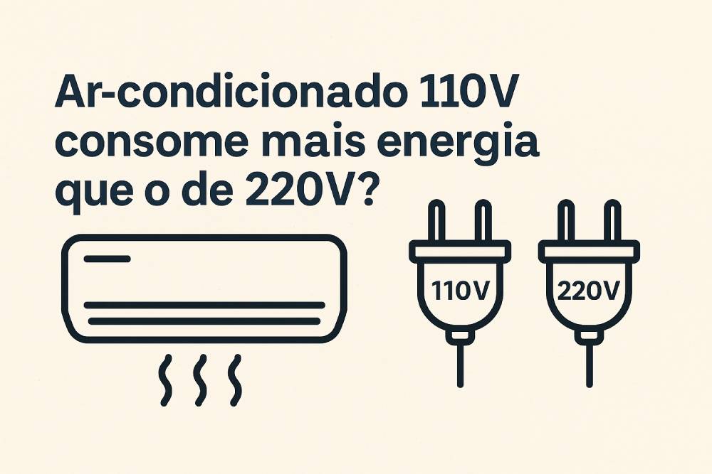 Ar-condicionado 110V consome mais energia que o de 220V? – clima services