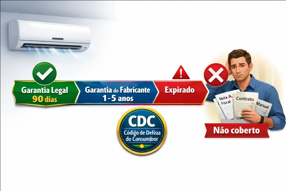 Garantia de Ar-Condicionado Cobre Vazamento de Gás?